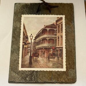 1800 New Orleans Roof Slate Art